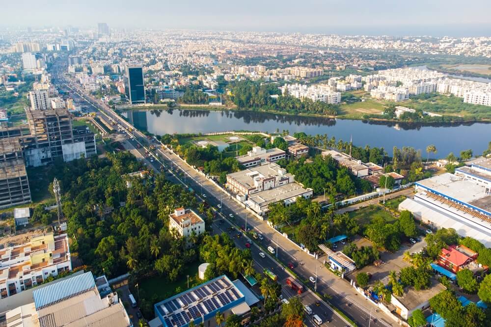 Chennai city travel view