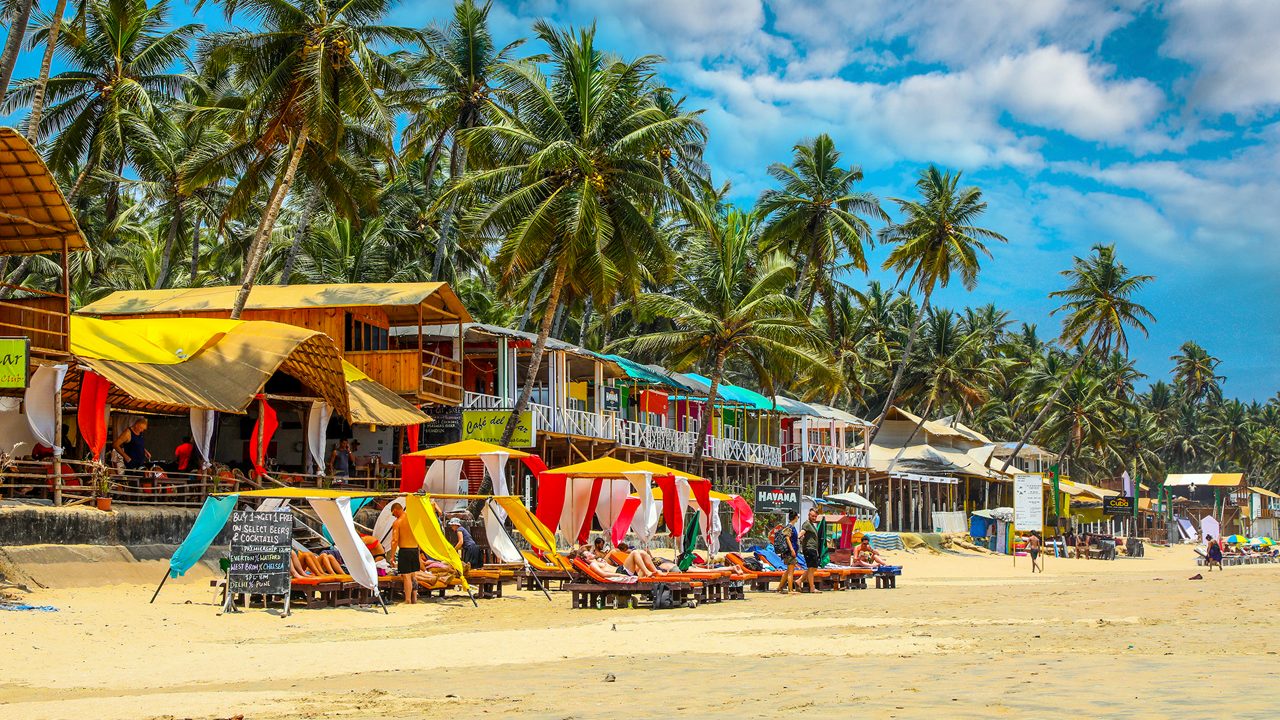 Goa beach travel view