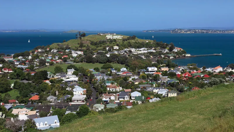 Hauraki Gulf islands from Auckland