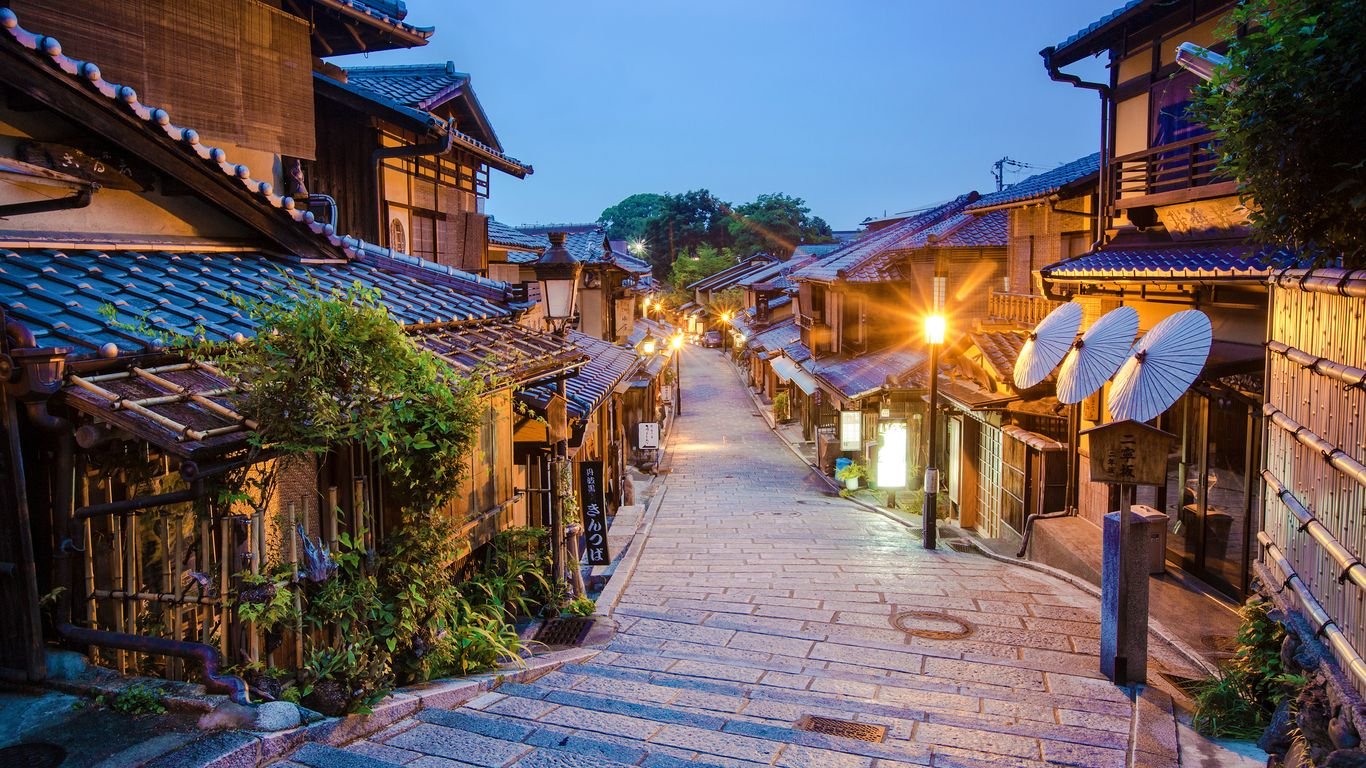 Cheap flights London to Kyoto via Osaka