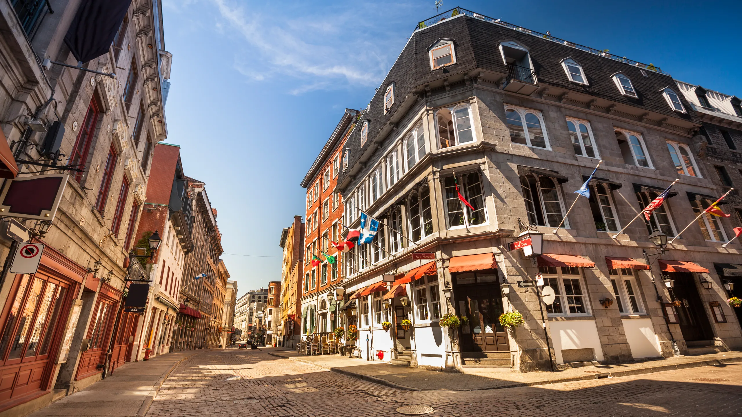 Montreal city travel view